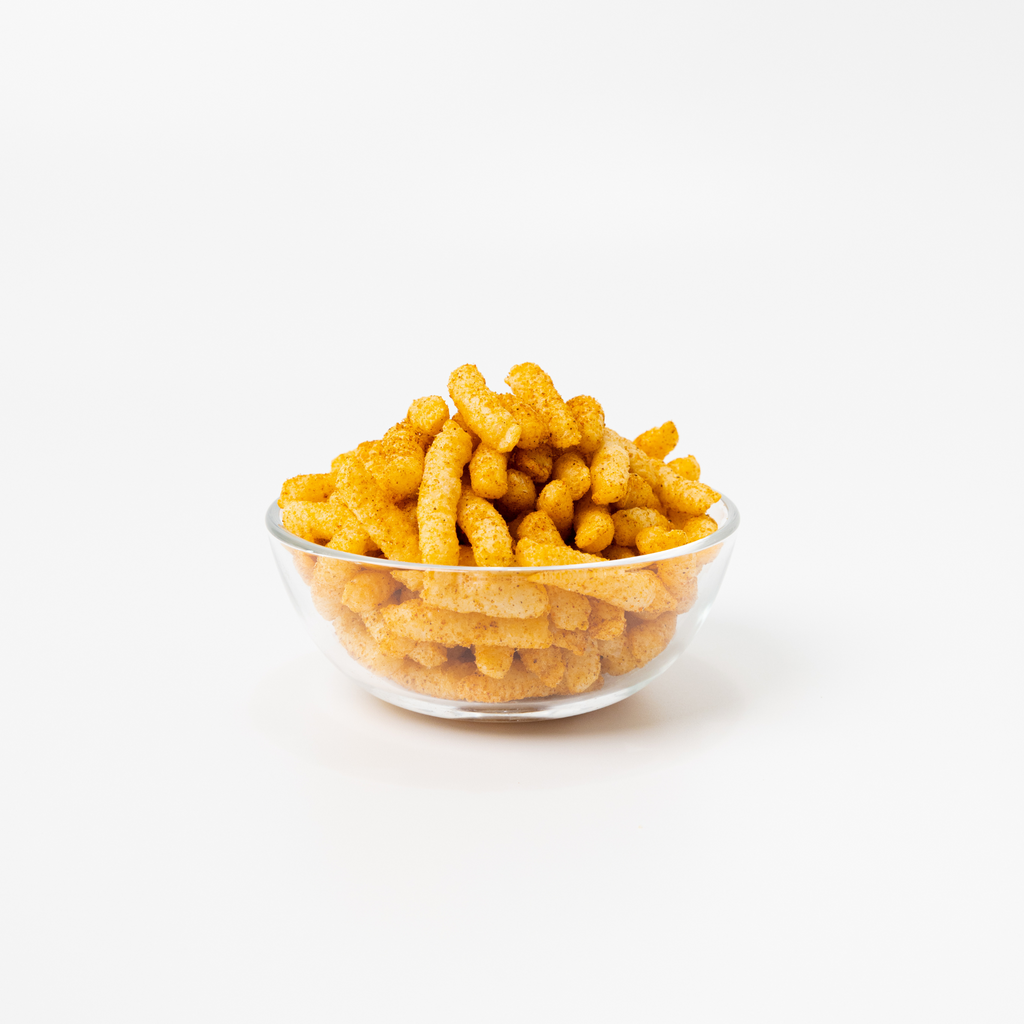 Satisfy your cravings with the bold and smoky taste of our all-natural, plant-based, and dairy-free brown rice snacks in a smokey BBQ flavor.